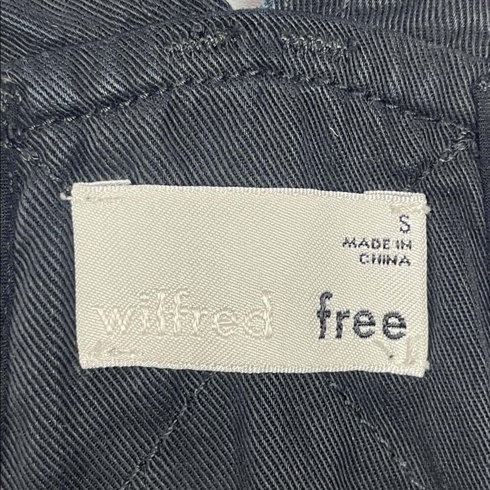 Aritzia Wilfred Free Valletta Overalls Cropped Twill Black Size Small - Picture 11 of 12